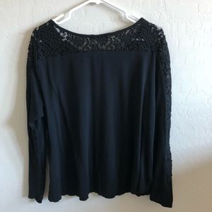 Black Lace Long Sleeve